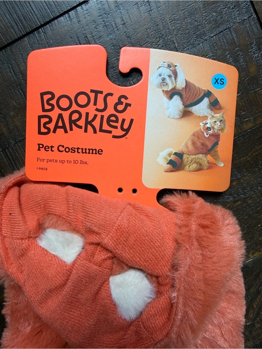Boots & Barkley Red Panda Dog Halloween Costume size XS